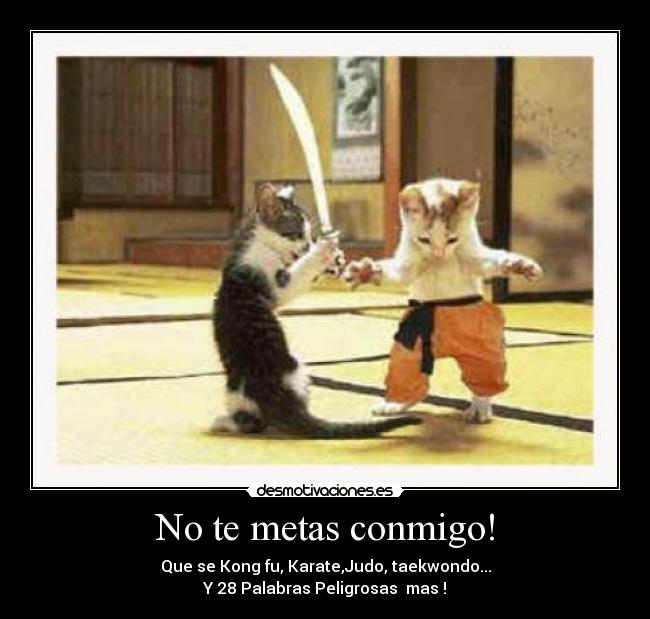 No te metas conmigo! - 