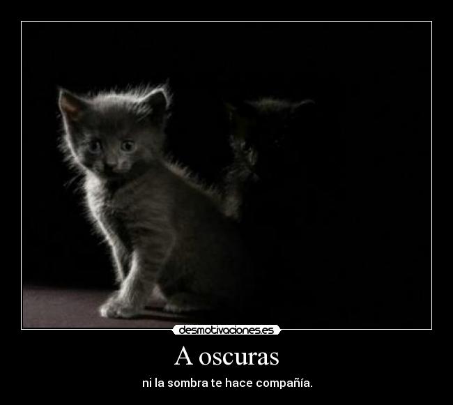 A oscuras -