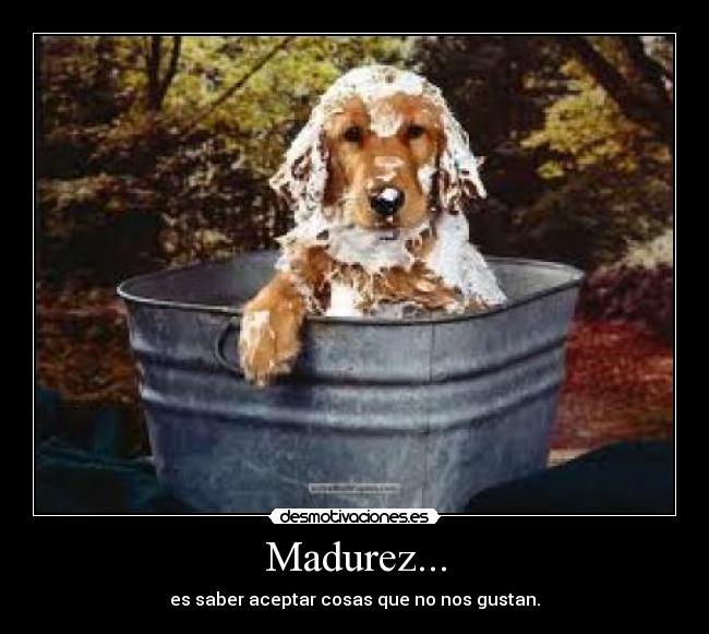 Madurez... -