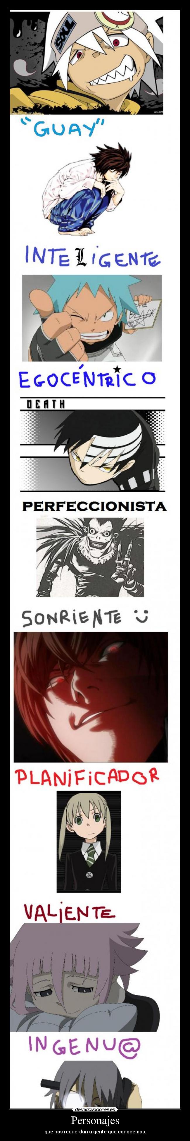 carteles oysterboy soul eater death note desmotivaciones