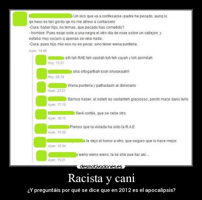 Racista y cani - 