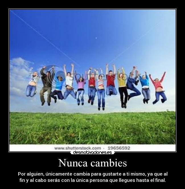 Nunca cambies - 