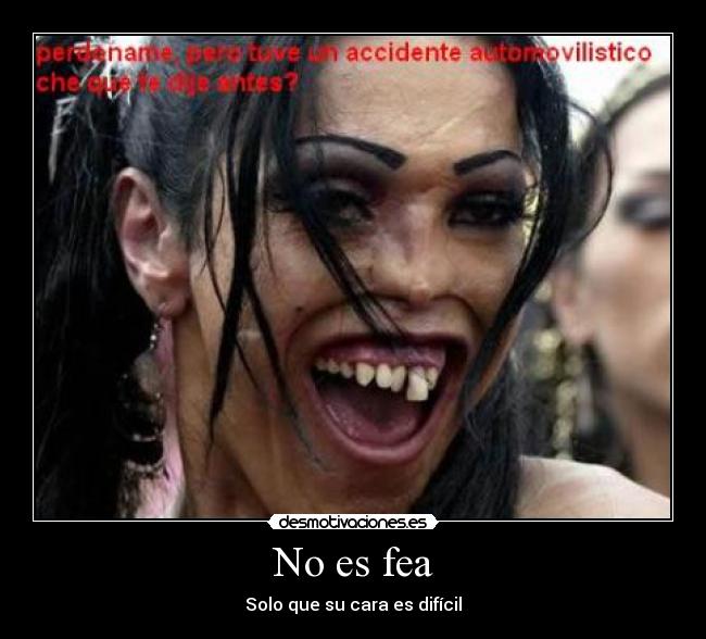No es fea -