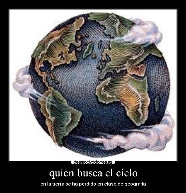 quien busca el cielo -