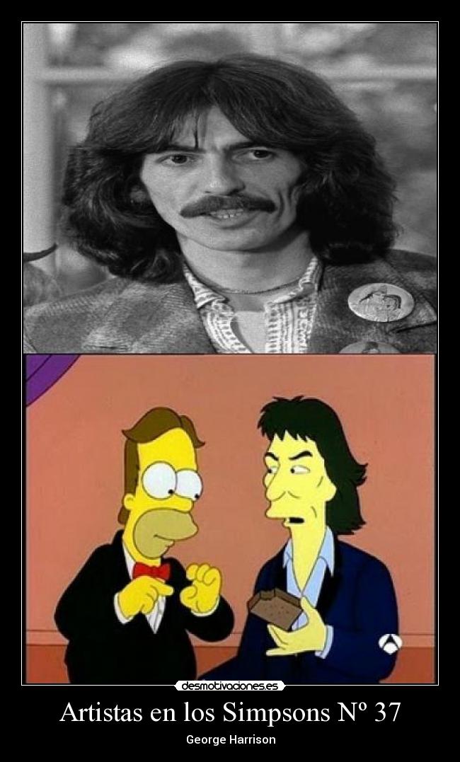 Artistas en los Simpsons Nº 37 - George Harrison