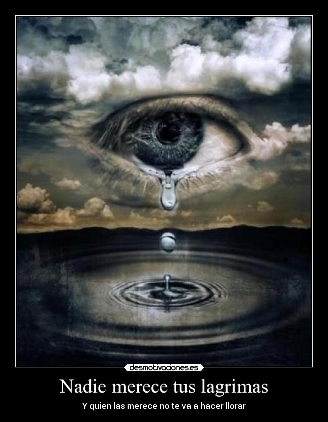 Nadie merece tus lagrimas - 