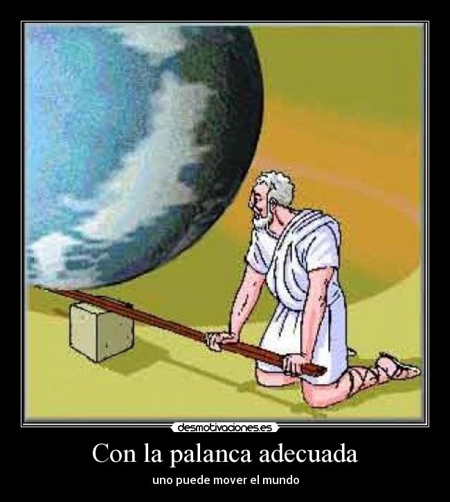 Con la palanca adecuada - 