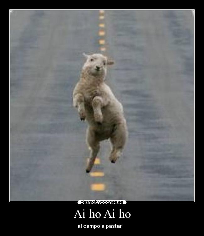 Ai ho Ai ho - al campo a pastar ♪  ♫
