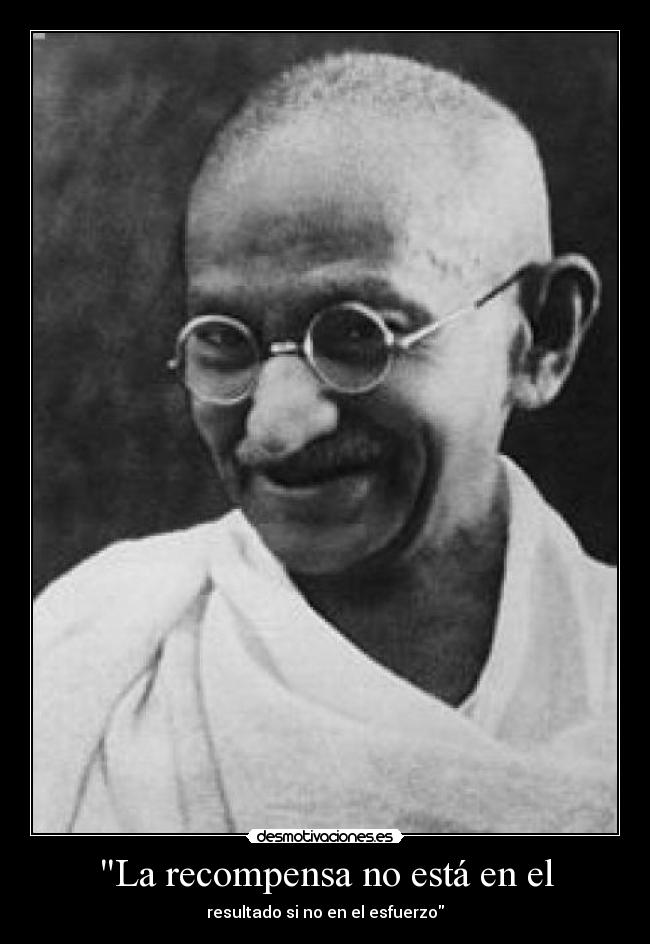 carteles ghandi desmotivaciones