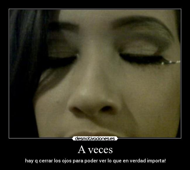 A veces -