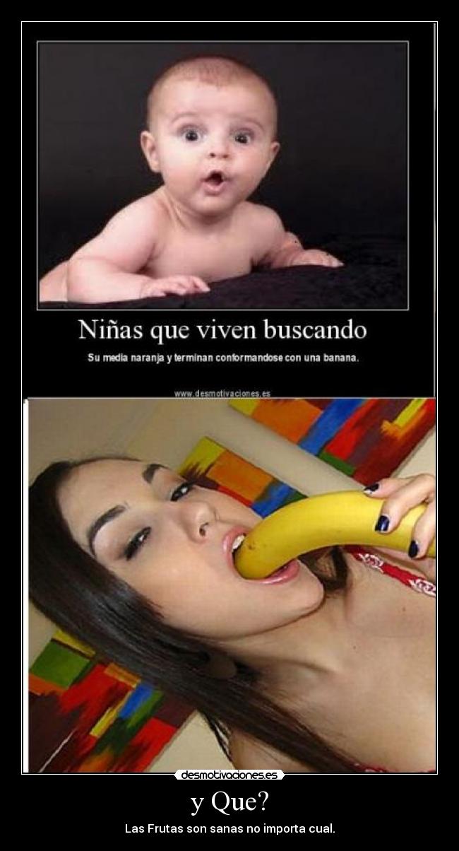 carteles las frutas son sanas desmotivaciones