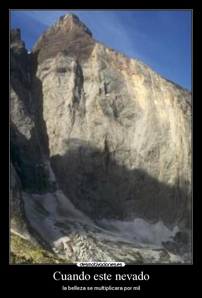 Cuando este nevado -