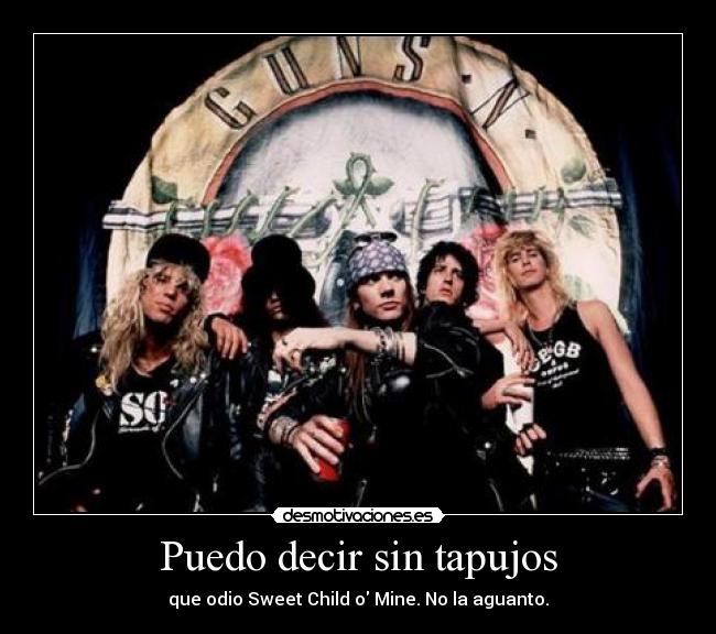 Puedo decir sin tapujos - 