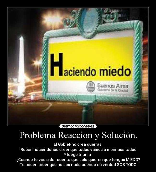 Problema Reaccion y Solución. - 