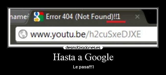 Hasta a Google -