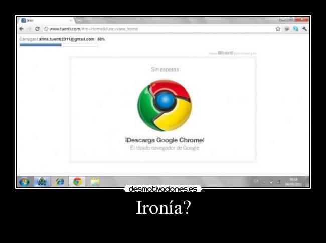 Ironía? -