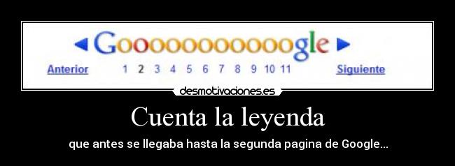 Cuenta la leyenda -