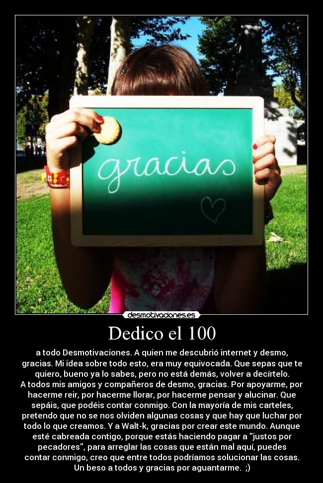 Dedico el 100 - 