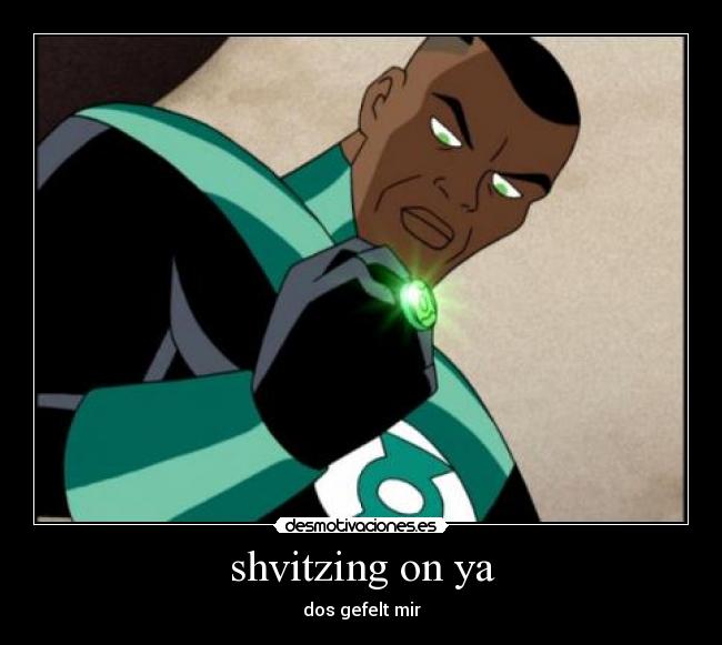 shvitzing on ya - dos gefelt mir