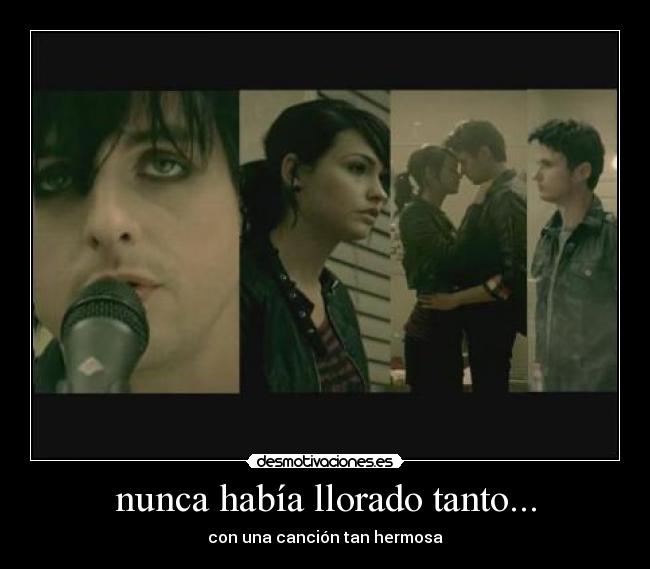 nunca había llorado tanto... - 