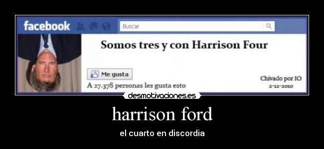 harrison ford - el cuarto en discordia