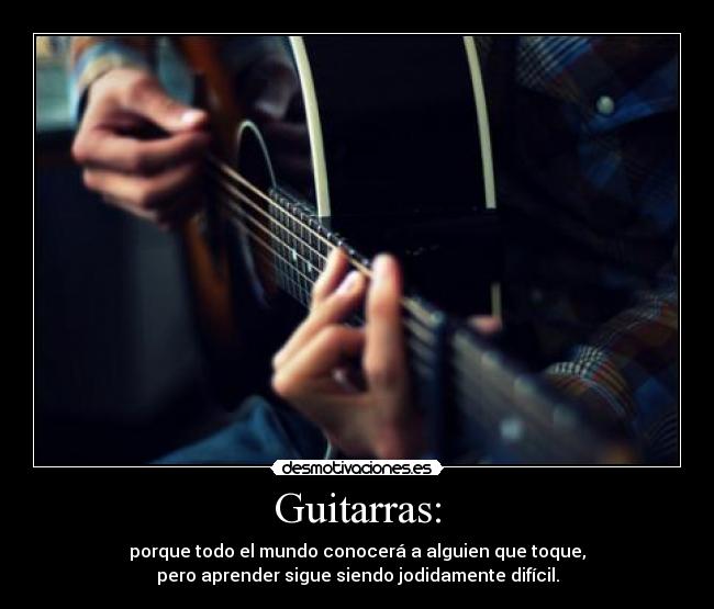 carteles guitarras desmotivaciones