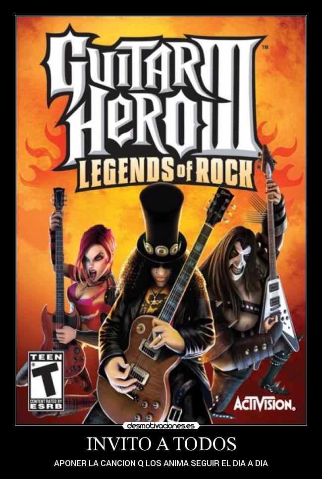 INVITO A TODOS - APONER LA CANCION Q LOS ANIMA SEGUIR EL DIA A DIA