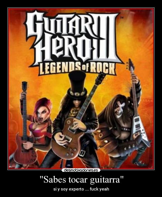 Sabes tocar guitarra -