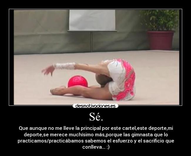 carteles gimnasia ritmica arte una pasion vida muchas desmotivaciones