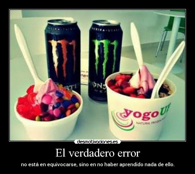 El verdadero error - 