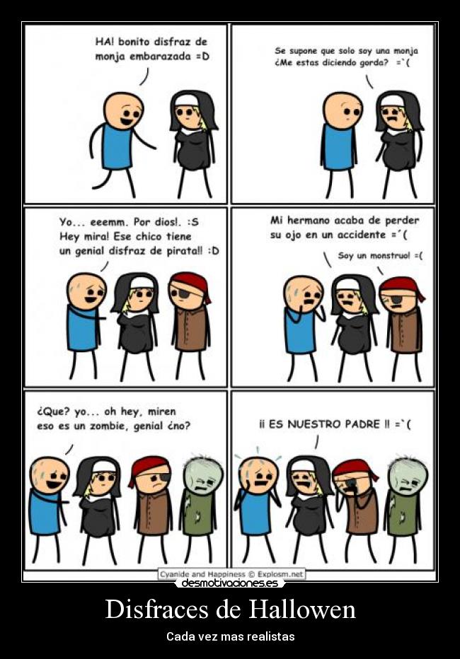 Disfraces de Hallowen - Cada vez mas realistas