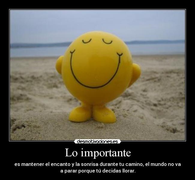 Lo importante - 