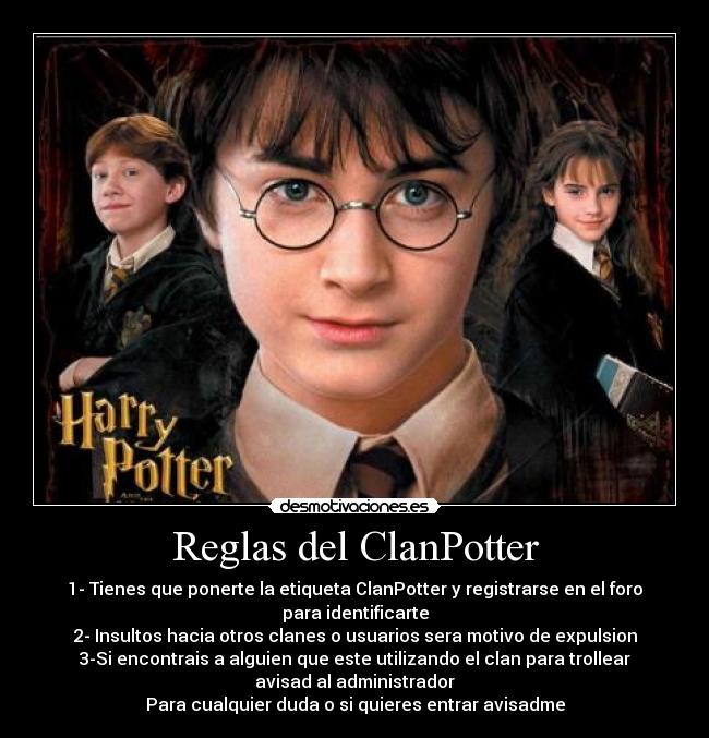 Reglas del ClanPotter -