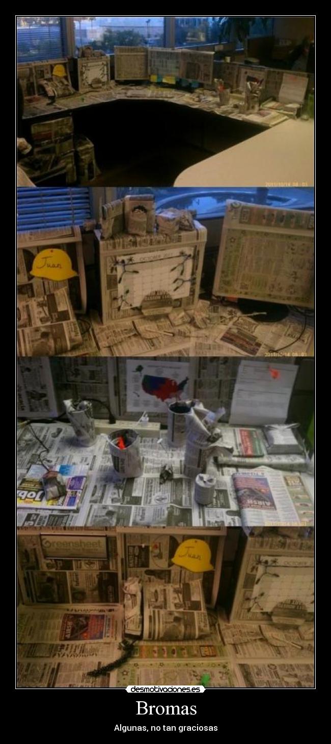 Bromas - Algunas, no tan graciosas