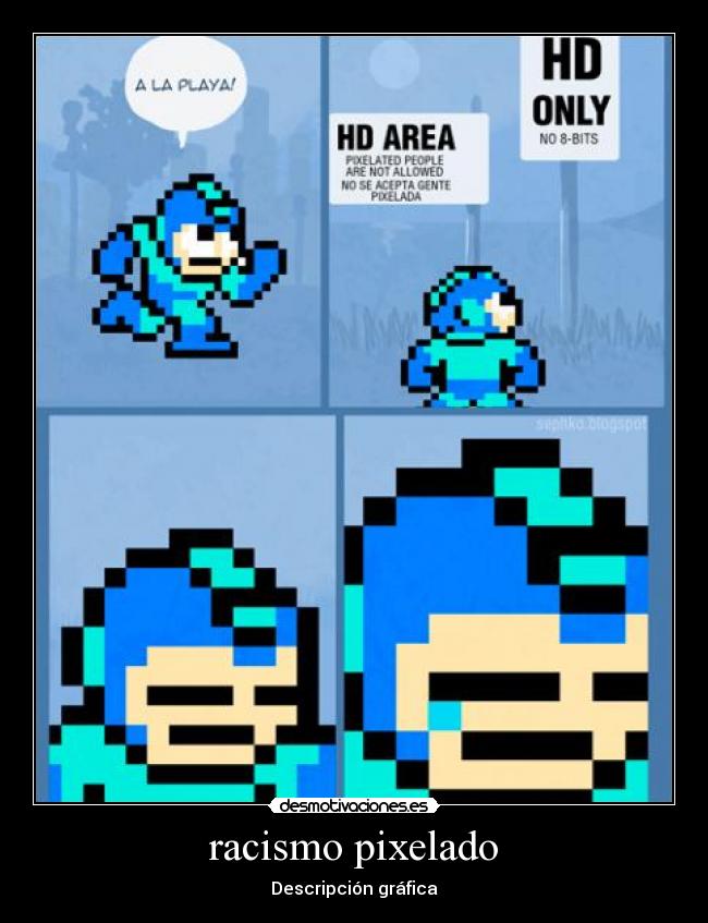 racismo pixelado -