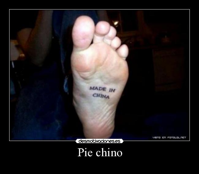 Pie chino - 