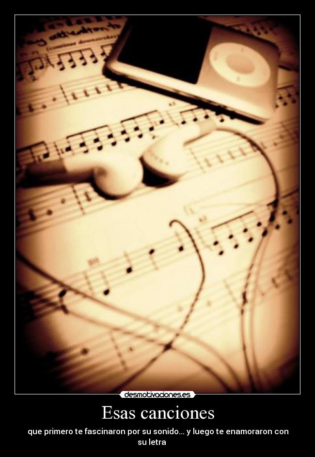Esas canciones -