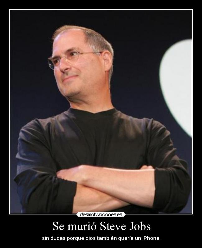 Se murió Steve Jobs - 