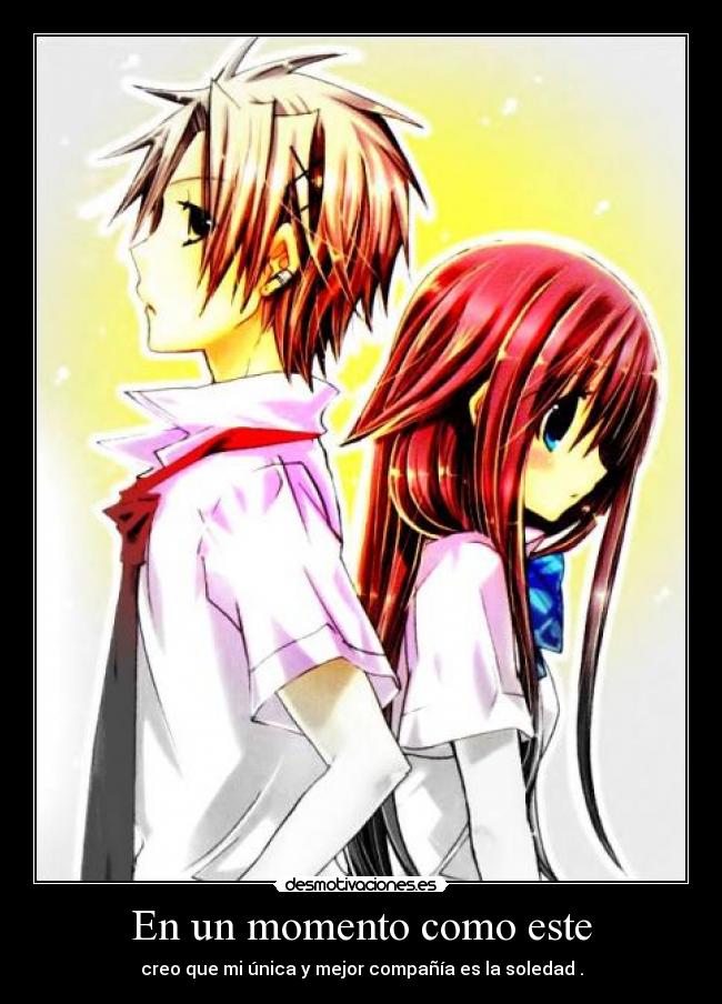 En un momento como este -