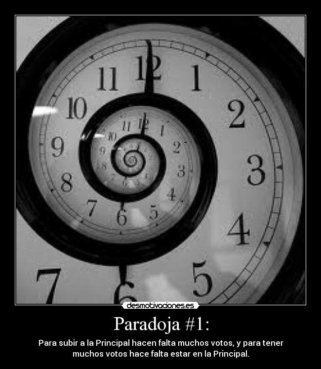 Paradoja #1: - 