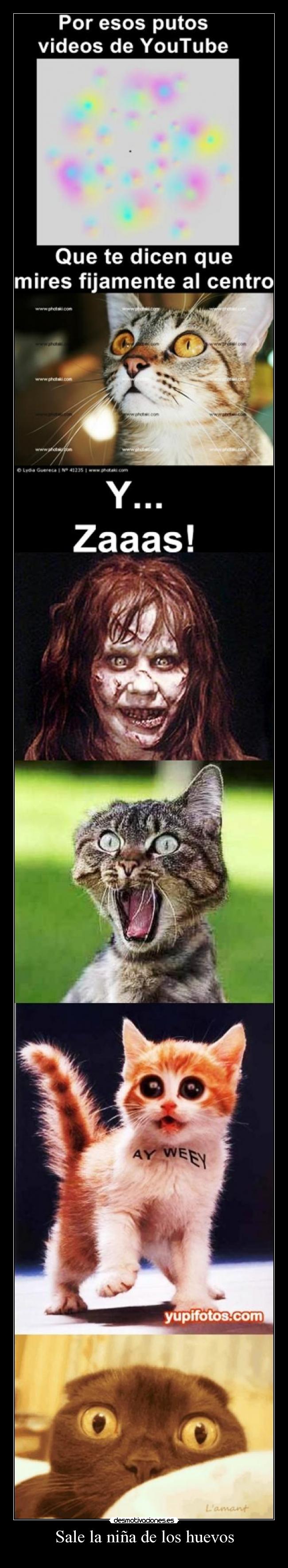 Sale la niña de los huevos -