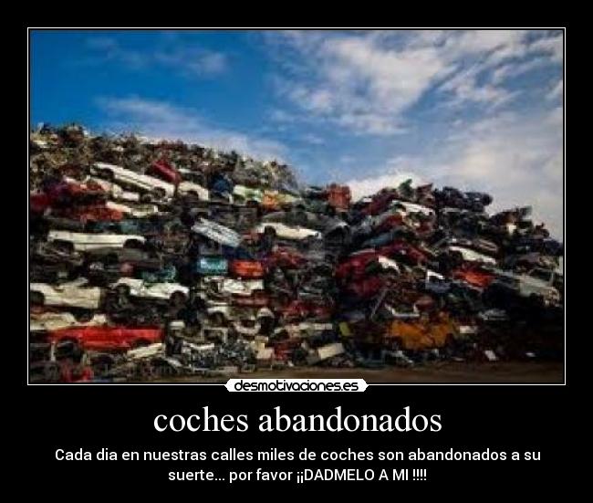 coches abandonados -