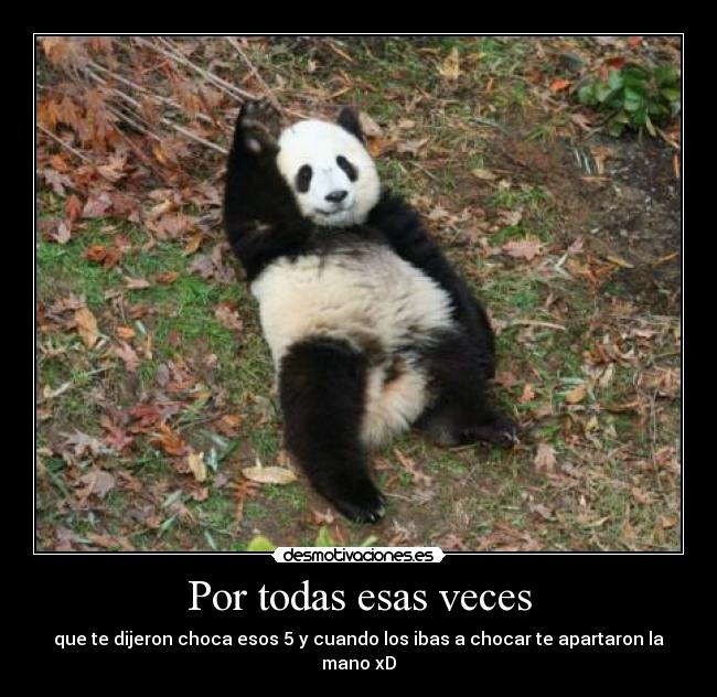 Por todas esas veces -