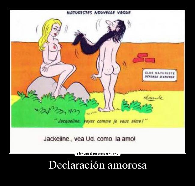 Declaración amorosa - 