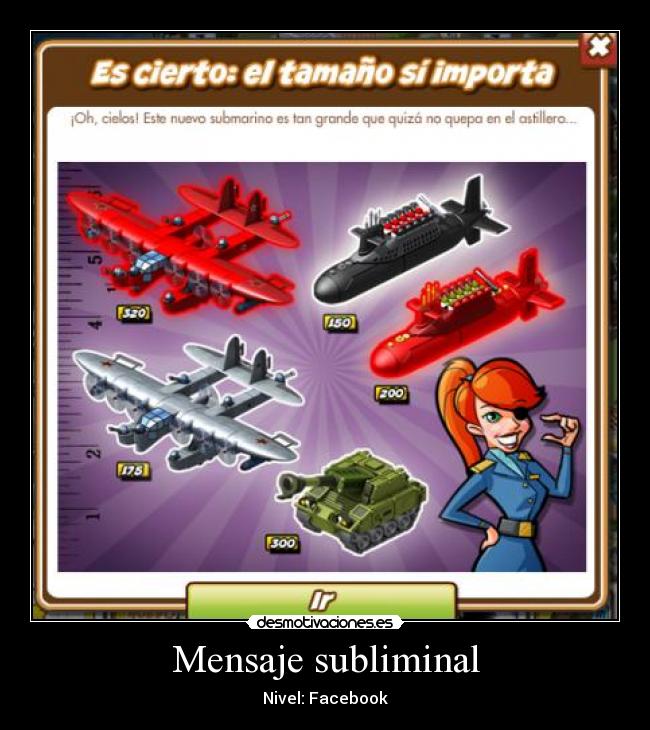 Mensaje subliminal - Nivel: Facebook