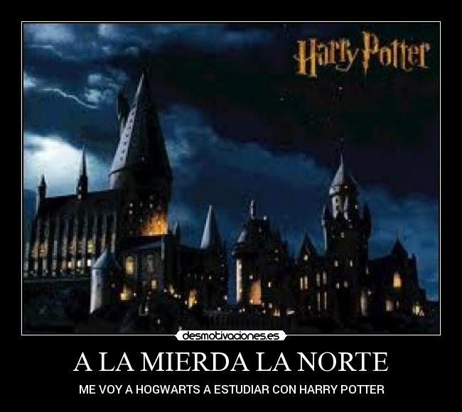 A LA MIERDA LA NORTE - ME VOY A HOGWARTS A ESTUDIAR CON HARRY POTTER