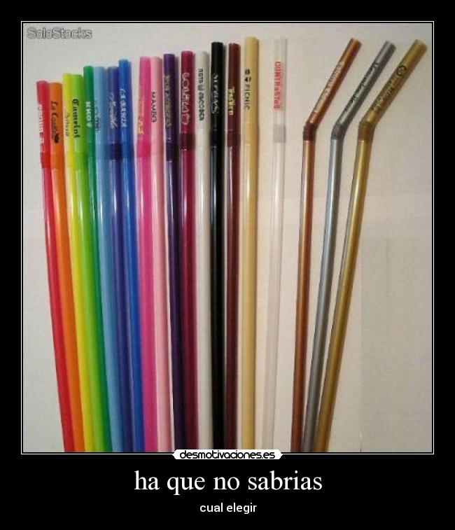 carteles pajitas desmotivaciones