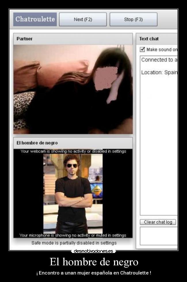 carteles mujer hombre negro xinando hormiguero chulo guai desmotivaciones