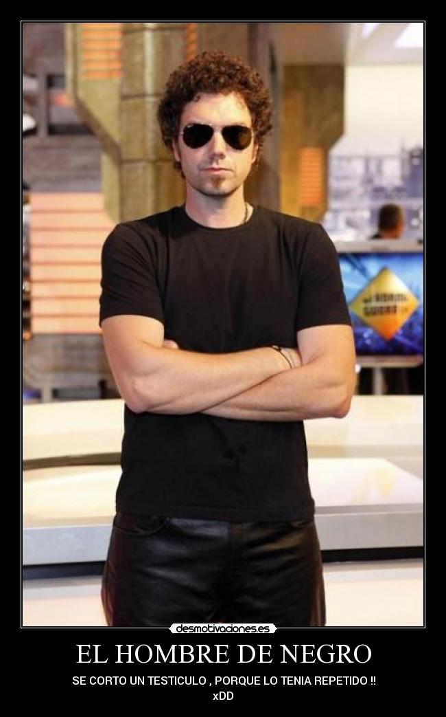 EL HOMBRE DE NEGRO -