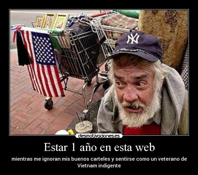 Estar 1 año en esta web - 